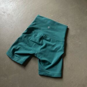 lululemon athletica Teal Bike Shorts